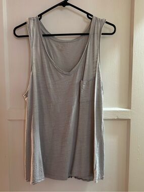 Light Blue Gray Women’s Sleeveless Tank Top